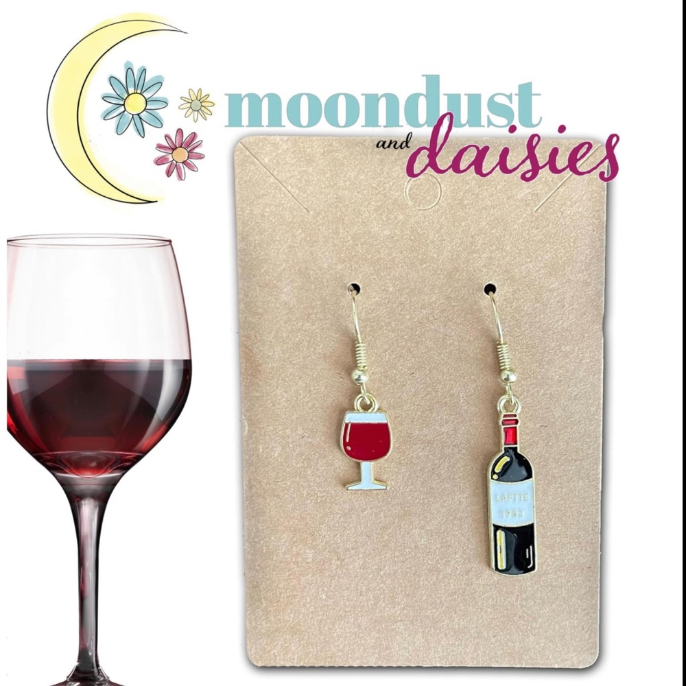 Wine Earrings